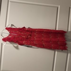 Fifth & Park Red lace dress